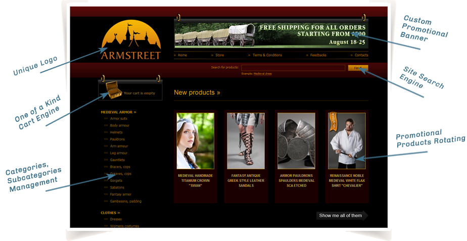Armstreet home page